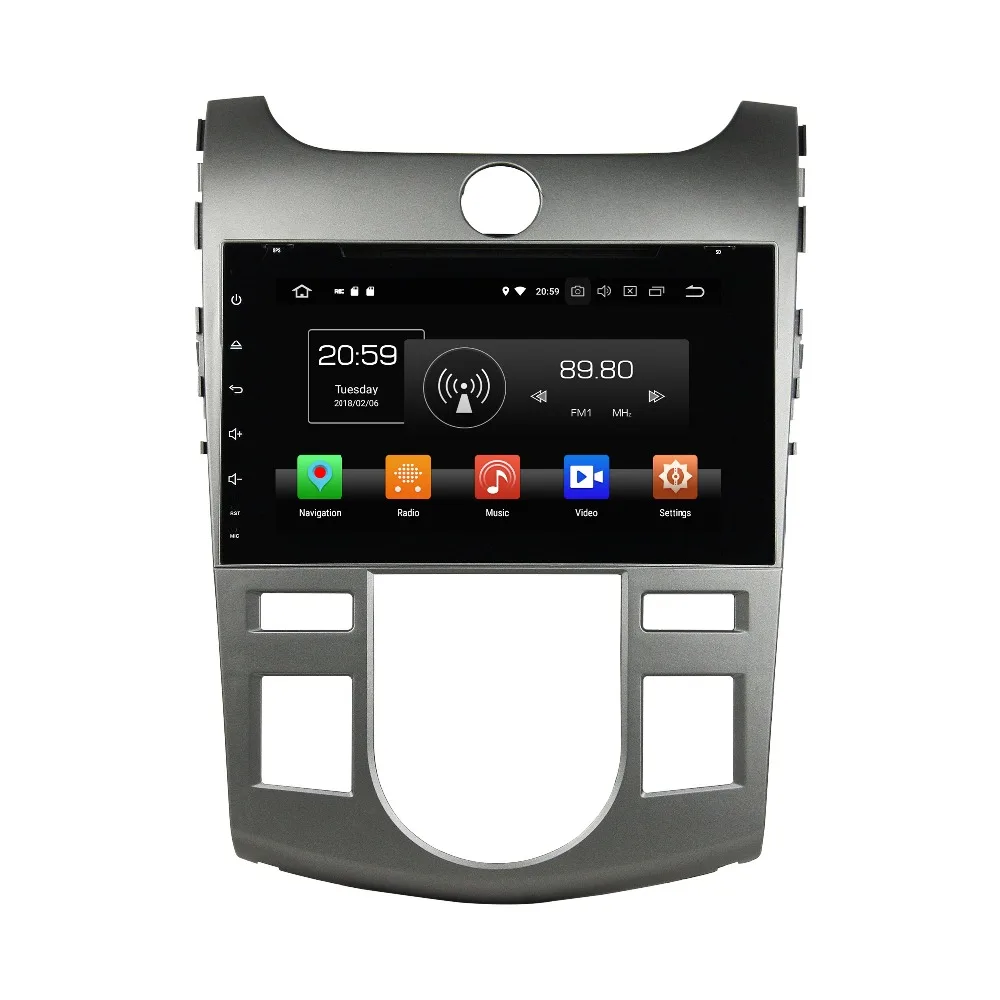 ELANMEY Премиум Автомобильный gps навигатор для kia forte koup 2008 2012 Восьмиядерный android 10 DVD