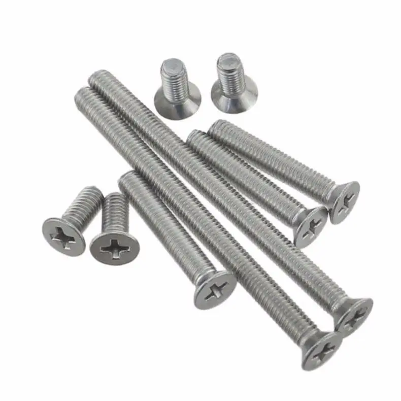 Винты с плоской головкой из нержавеющей стали M2 M2.5 M3 M4 304 50 шт.|screw flat|machine screwsflat head