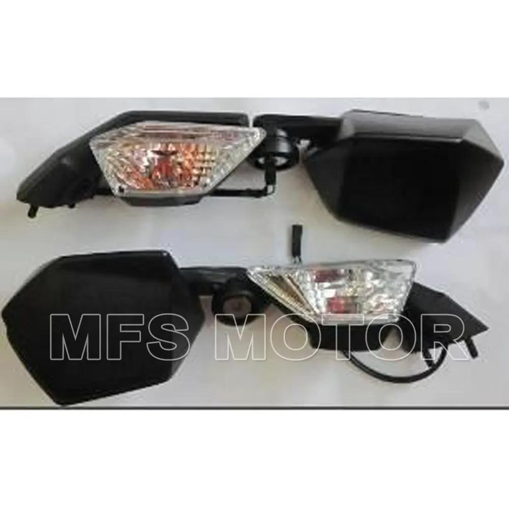 

Motorcycle Black Rearview Mirrors For Kawasaki NINJA ZX10R 2008 2009 2010 08 09 10 Racing With Turn Signals Motorcycle Parts