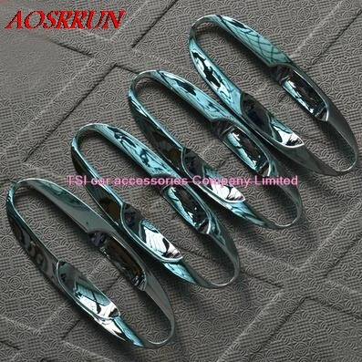 

ABS electroplating car door bowl outside decorative stickers for Brilliance M2 2011-2014 car accessories car-styling