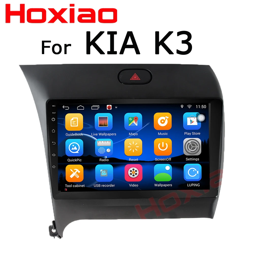 Для KIA K3 Cerato Forte 2013 2014 2015 2016 дюймов 1024*600 экран автомобиля Android радио gps стерео 2 дин dvd