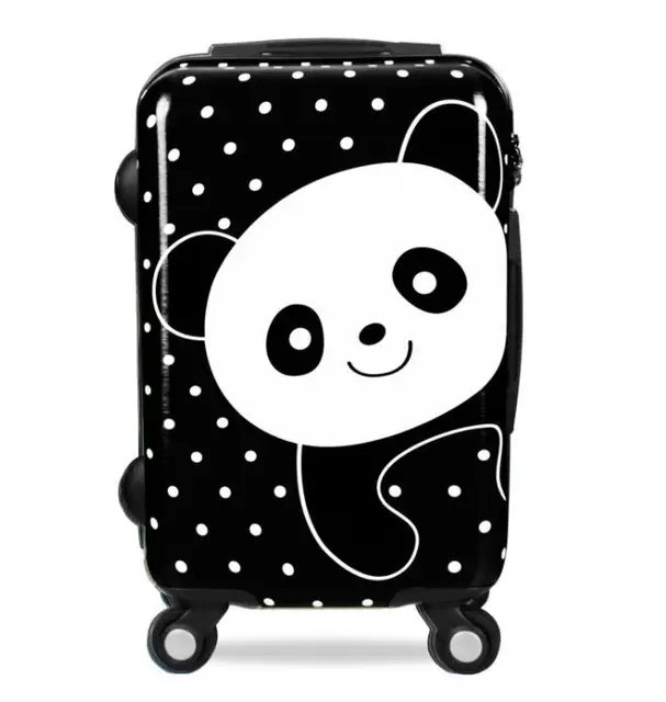 panda scooter suitcase