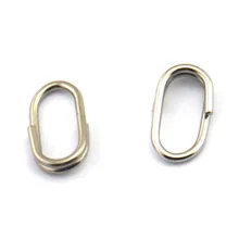 1000 шт. Овальный Двойной ringLoss Prevention coil Athletic 10 мм 13 мм 15 мм аксессуары рыболовные снасти Производители рыболовных снастей