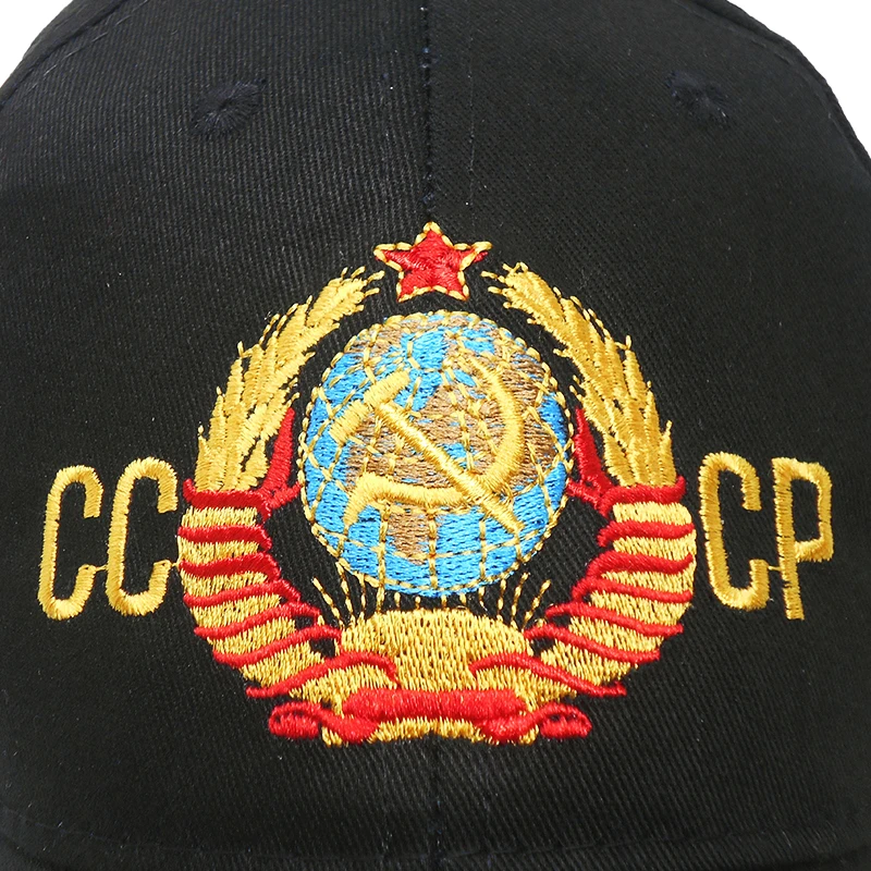 Кепка бейсбольная винтажная с надписью CCCP|Мужские бейсболки| |