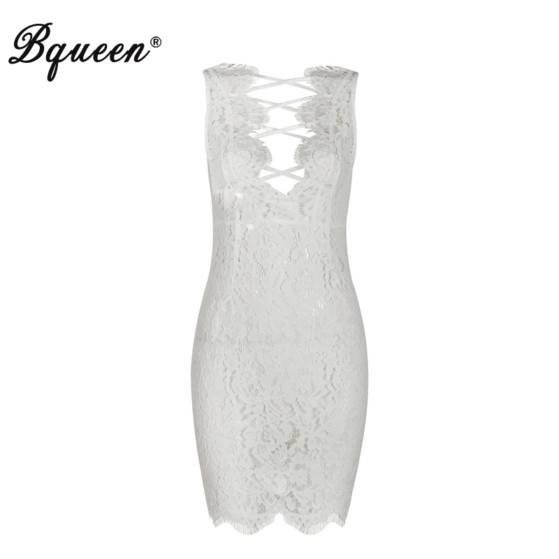 Платье кружевное без рукавов с глубоким V образным вырезом|lace dress|white lace dressdress
