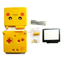 Ограниченной для мультфильм Корпус основа для игры GBASP консоли случае полный заменить Корпус крышка красные кнопки Классический консоли