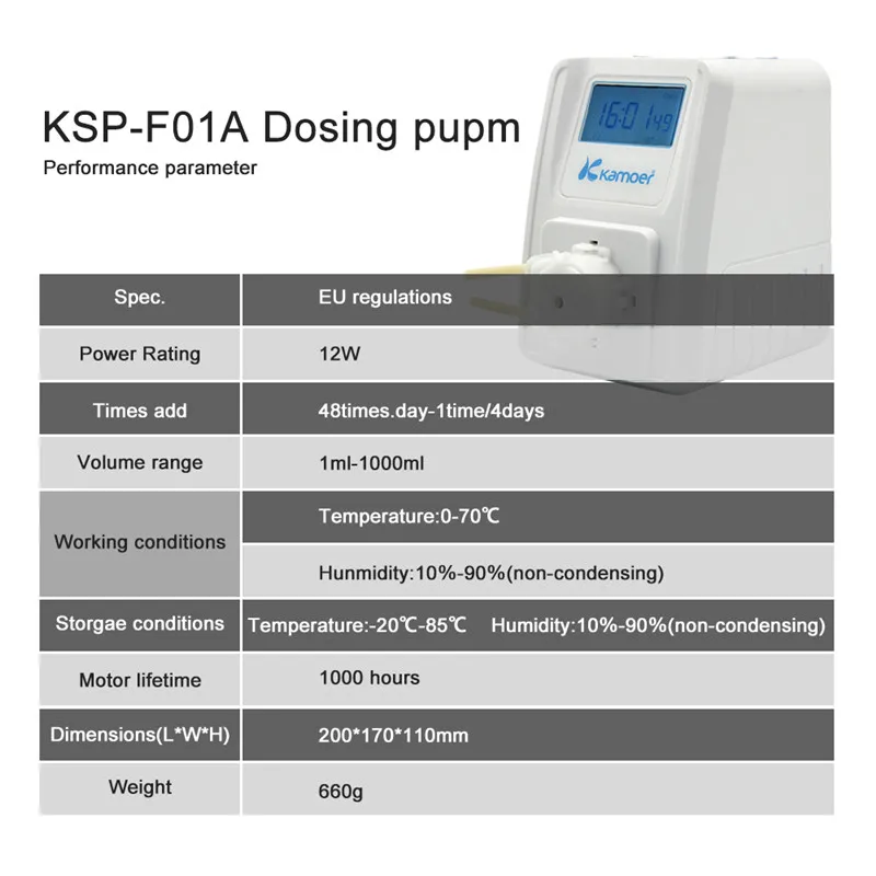 DC 12V Peristaltic Pumps Dosing Liquid Pump Amount Adjustable Variable-FlowLow Flow Single Head For Aquarium Lab Analytical (3)