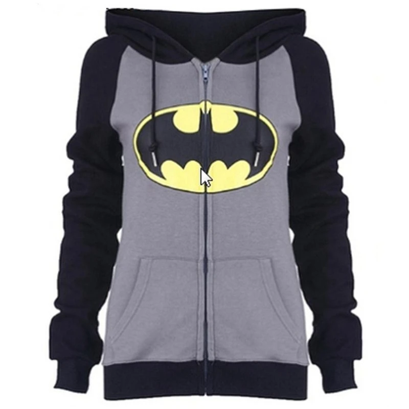 2017 New Men Women Casual Classical Design Batman Hooded