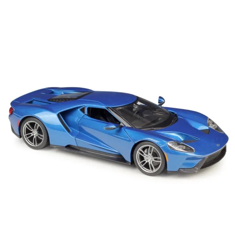 1:18 сплава игрушки спортивный автомобиль, высокая моделирования 2017 Ford GT, передовые Коллекционная модель литая металлическая модель игрушка