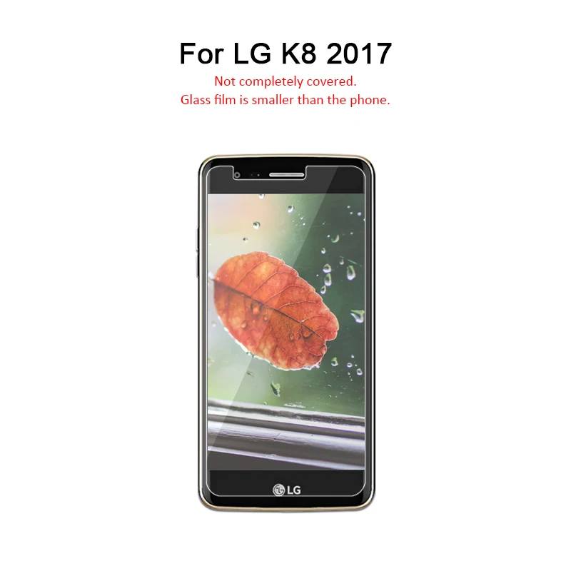 Защитная пленка из закаленного стекла KLL 2.5D для LG K4 K5 K7 K8 K10 9H для LG G3 G4 G5 V10 - Цвет: For LG k8 2017