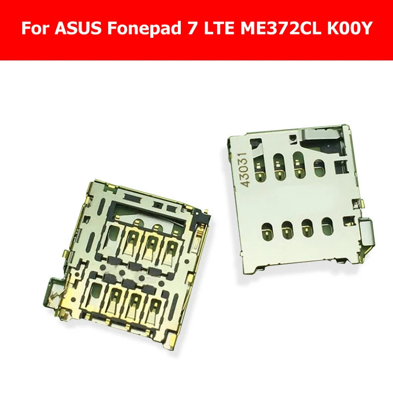 Genuino Sim Vassoio Di Carta Per Asus Fonepad 7 Lte Me372Cl K00Y Slot Per Sim Card Reader Holder Tablet Connettore Di Ricambio