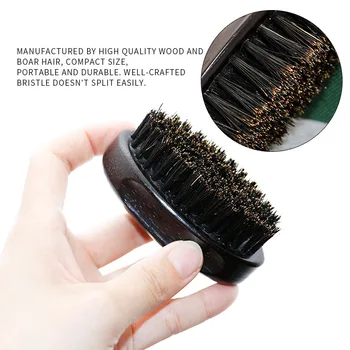 

Brush men's Beard Comb Beard Styling Set Tool Pig Mane Beard Comb G0327
