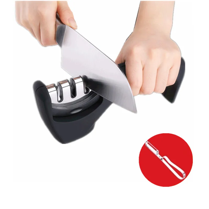 free shipping Handheld knife grinder Professional font b Kitchen b font Knife Sharpener Knife Slicker for