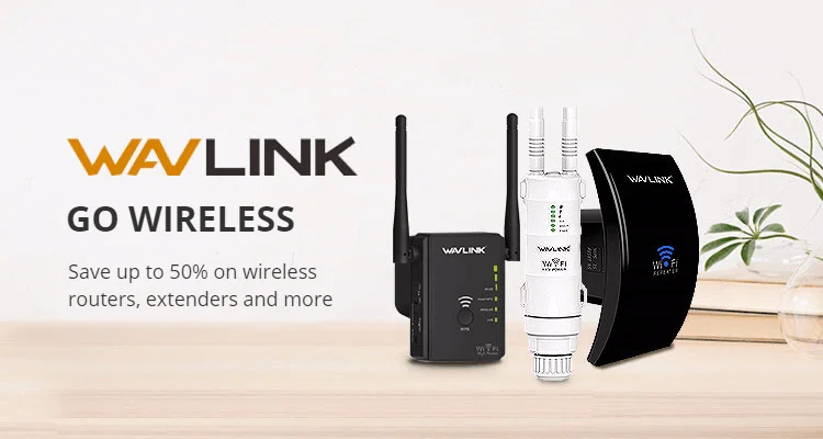 Go Wireless: #Save up to 50% on #WavLink #wireless #routers, #extenders and more