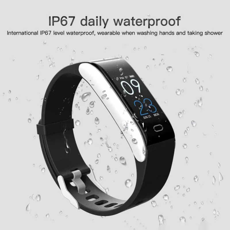

Sport Smartwatch For Bluetooth 24H Heart Rate Blood Pressure Monitoring Waterproof Smart Bracelet For Phone Touch Control