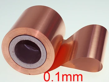 

New 0.1mm thickness 200mm width Pure copper strip belt 1 meter length Pure copper sheet Copper foil