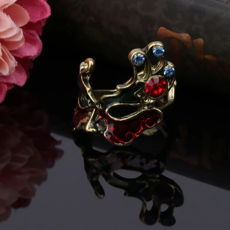 

Retro Palace Mask Face Style Unique Charm Punk Finger Ring Band Loop Jewelry New