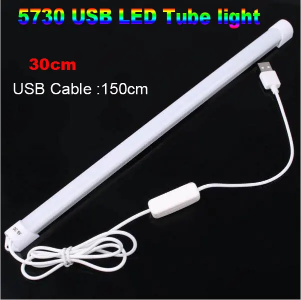 5W USB Light 18led 5730 USB LED Tube lamp Tube Lamps Bright For PC Laptop Desktop Computer Phone