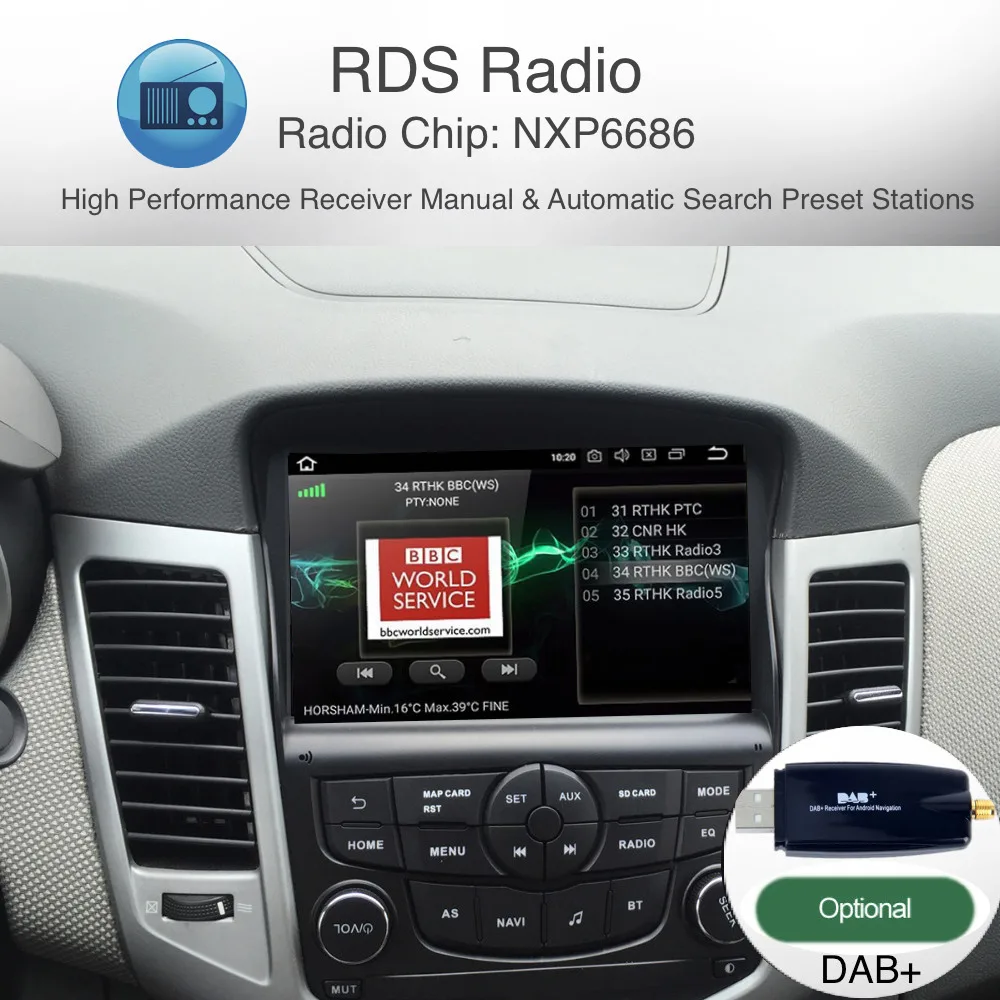 Cheap 1 din Car Radio Android 9.0 GPS Navi for Chevrolet Cruze Multimedia 2009 2010 2011 2012 Auto stereo Head unit Car MP4 2