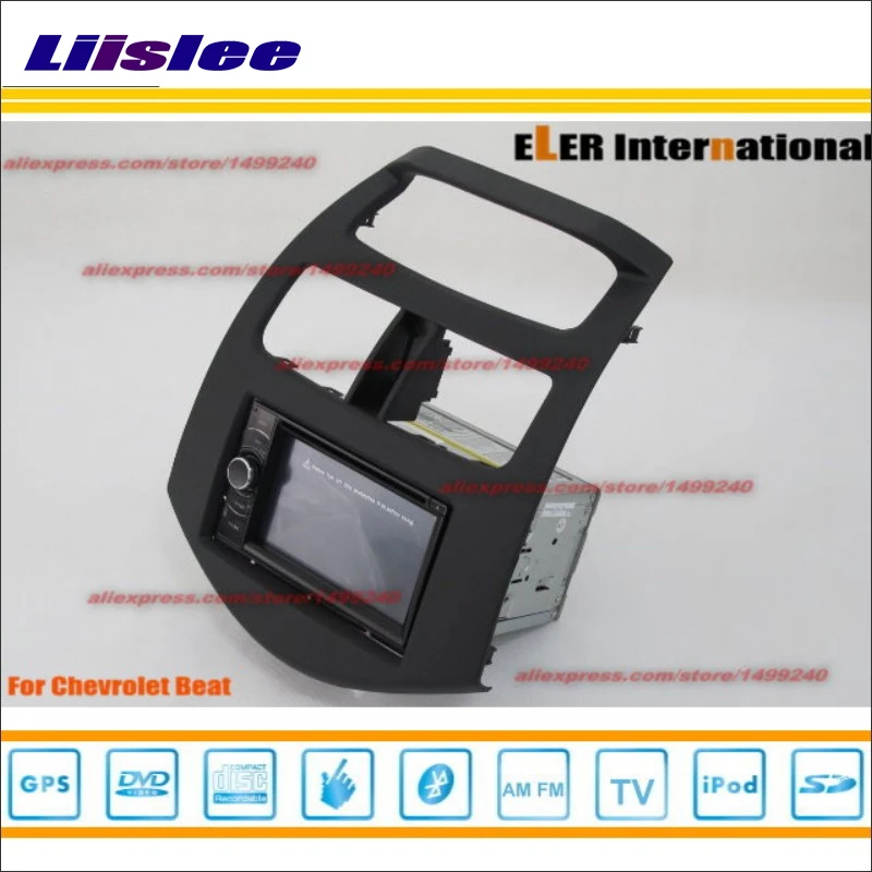 Top Liislee For Chevrolet Beat 2010~2014 Car Radio Stereo CD DVD Player GPS NAVI HD Touch Screen Audio Video S100 Navigation System 1