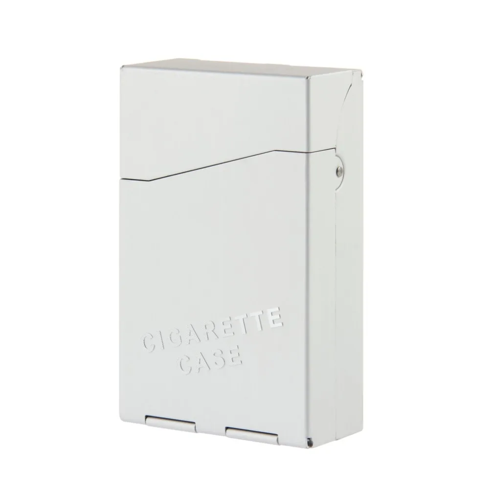 

Aluminum Slim Cigar Cigarette Case Tobacco Holder For Men 20Pcs Cigarettes Smoking Box Storage Container