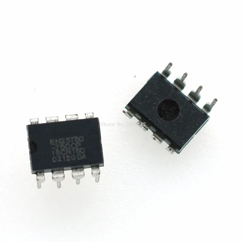 

5PCS/LOT EN25T80 EN25T80-75QCP 25T80 DIP-8 IC Chip