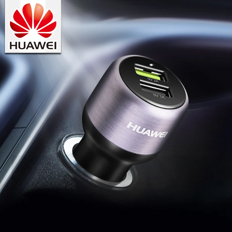 Зарядное устройство для автомобиля Huawei быстрая зарядка 2 USB порта 23 Вт 9 В А