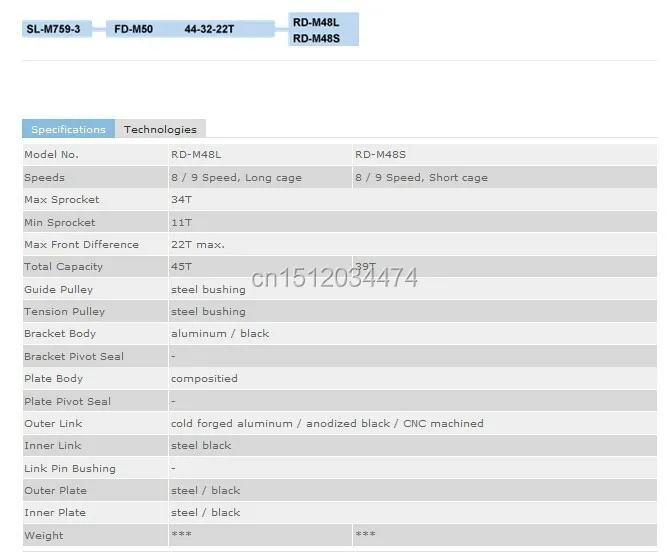 RD-M48L information 