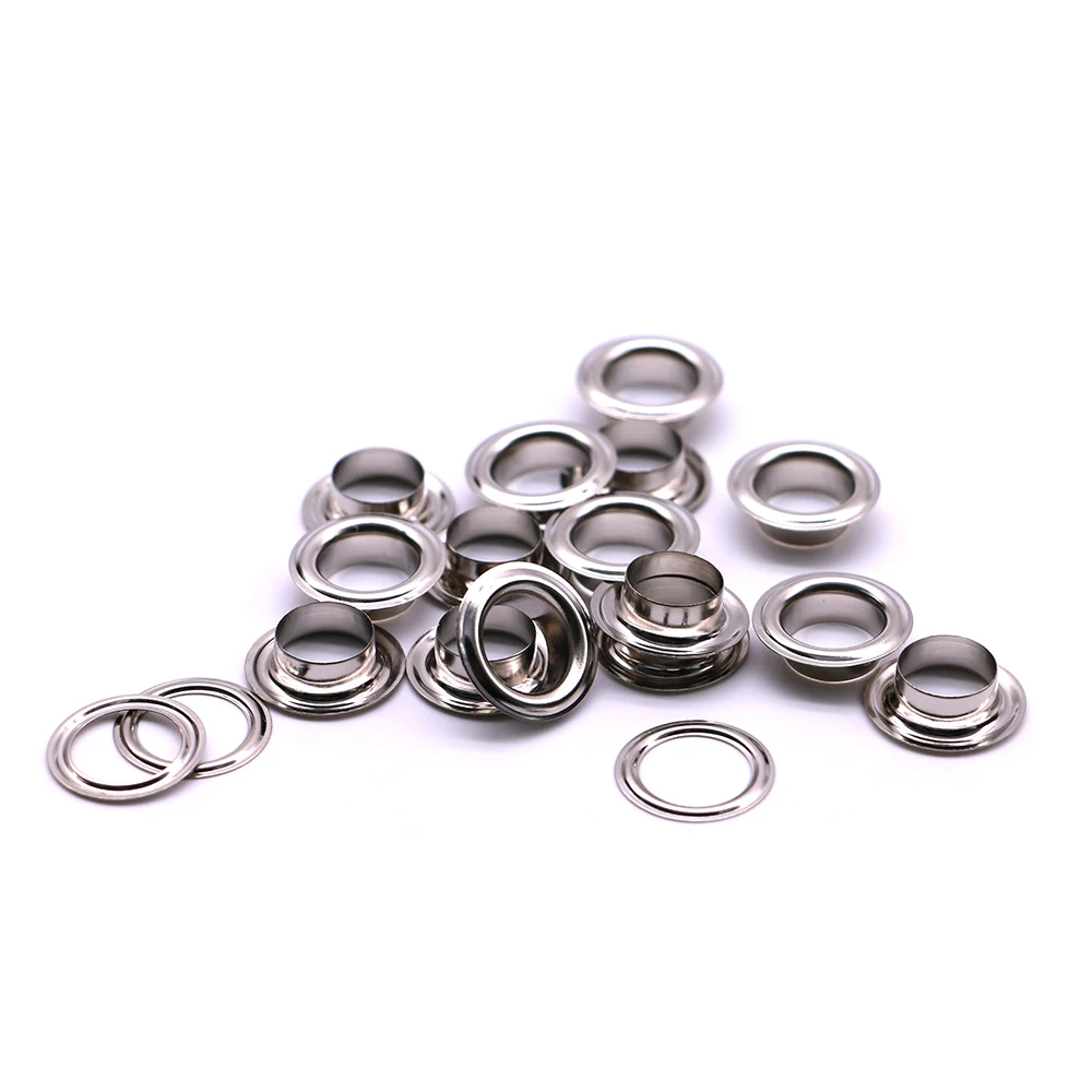 50sets/pack(Outer diameter)16.5mm (internal)10mm (high)5mm wholesale Flat side eyelets button for fashion metal Q-19