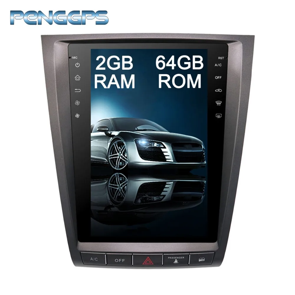 

12.1 Inch IPS Screen Car Radio GPS Navigation DVD Player for Lexus GS GS300 GS460 GS350 2004-2011 Tesla Style Android 6.0 System