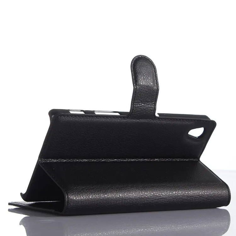 Luxury Wallet Flip PU Leather Case Cover For Sony Xperia Z5 Premium Dual Case Cell Phone Shell Back Cover With Card Holder Stand (33)