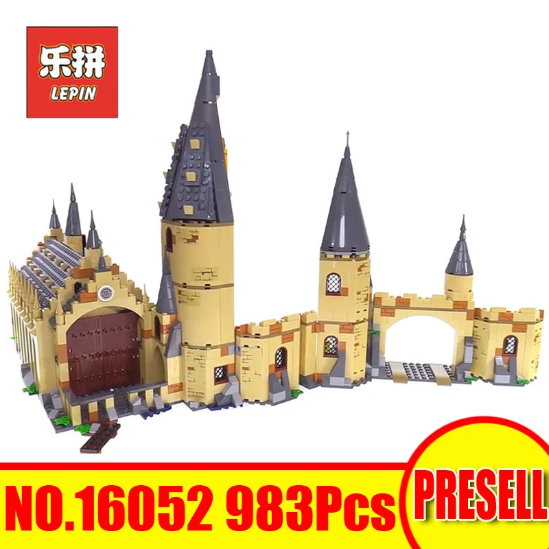 

Lepin 16052 Harri Potter Movie Figure Hogwars Great Hall Set Model Building Kits Blocks Bricks Toy Gift Compatible Legoing 75954