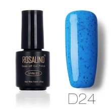 Розалинд черная бутылка 7 мл Карамельный цвет серии гель лак для ногтей Nail Art ногтей гель для ногтей UV и светодио дный выдерживает-гель Лаки Маникюр Клей