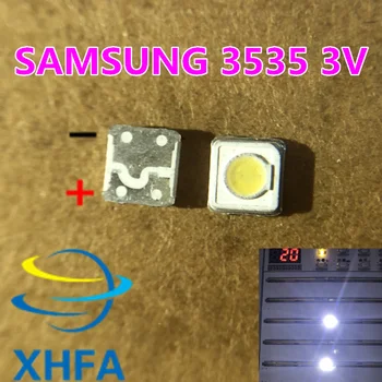 

1000pcs FOR SAMSUNG LCD TV Repair led TV backlight lamp light bar light bar 3537 lamp beads 3535 Cool white 1w 3v FOR SAMSUNG