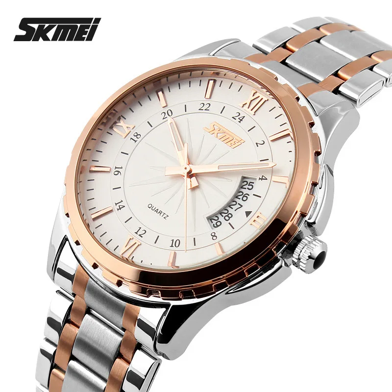 Prix pour 2016 Montres hommes marque de luxe Skmei quartz montre hommes en acier plein montres de plongée 30 m Mode sport montre relogio masculino Prix pour 2016 Montres hommes marque de luxe Skmei quartz montre hommes en acier plein montres de plongée 30 m Mode sport montre relogio masculino