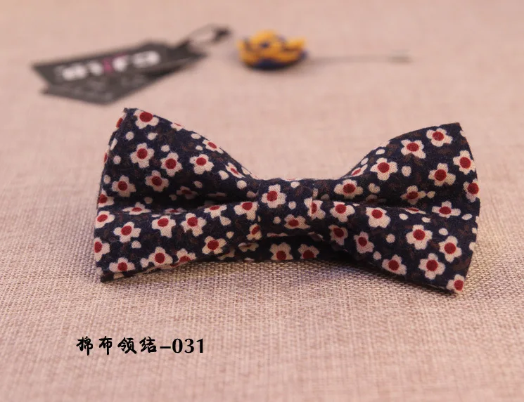 24 цвета high-end модные дизайнерские мужские галстуки хлопок цветочные цветочный принт галстук-бабочка бабочки для мужчин свадебные 300 шт./лот