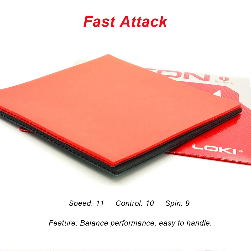 Other Outdoors LOKI RXTON1 ITTF Approved Semi Sticky Table Tennis
