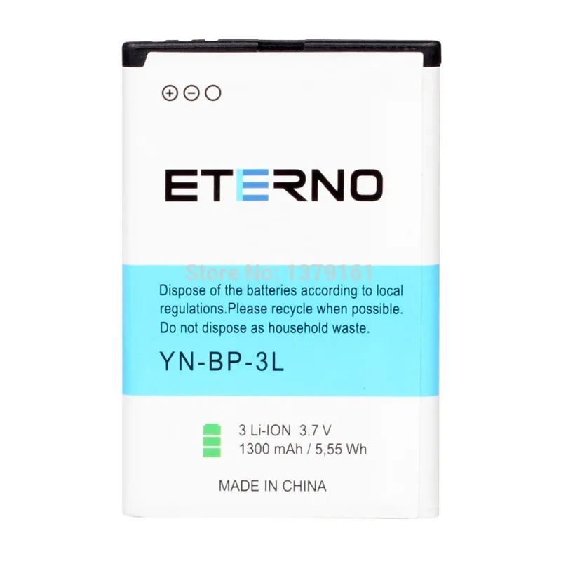 Аккумулятор ETERNO BP-3L BP3L BP 3L для Nokia Lumia 710 510 603 303 610 3030 505 мобильная телефонная батарея