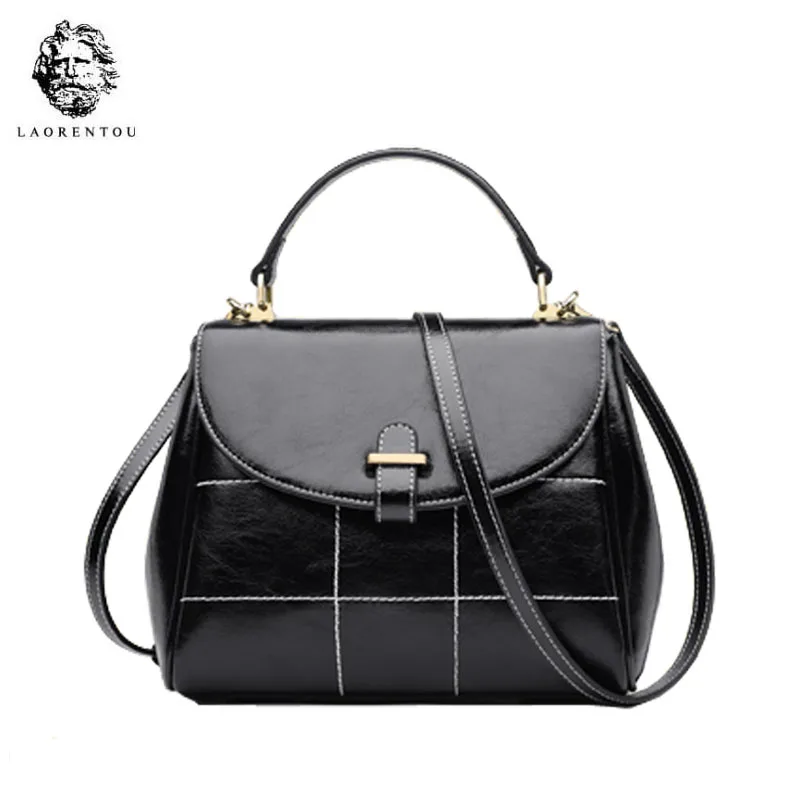 

LAORENTOU high quality fashion luxury brand handbag handbag 2019 new wave fashion wild shoulder bag large capacity leather textu