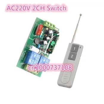 

AC220V 2 CH Wireless Remote Control Radio Controller Switch High Power 220V 2CH Receiver and Transmitter