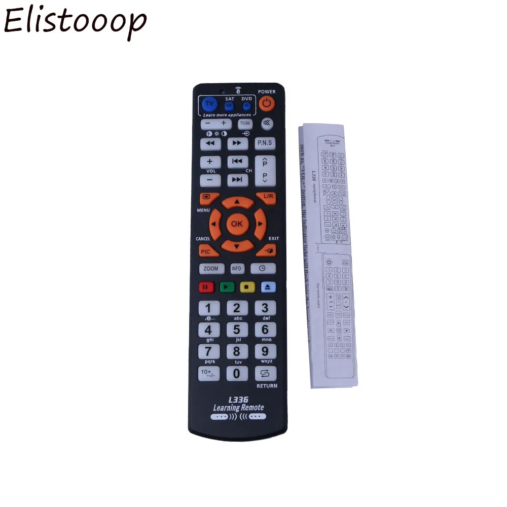 

Smart Remote Control Controller With Learning Function For TV CBL DVD SAT For Chunghop L336
