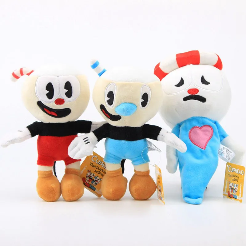 Плюшевая игрушка для игры в Cuphead Mugman the Devil Legendary Chalice King мягкие куклы мультяшная