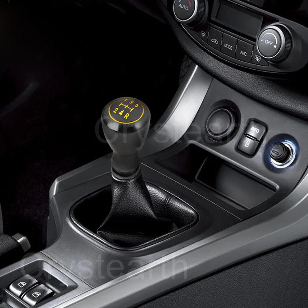 BLACK Universal Car Replacement Manual 5 Speed Gear Shift Knob Stick