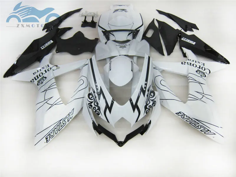 Комплект обтекателей для мотоцикла SUZUKI GSX R600 750 2008 2010 K8 GSXR750 08 09 10|Полные комплекты