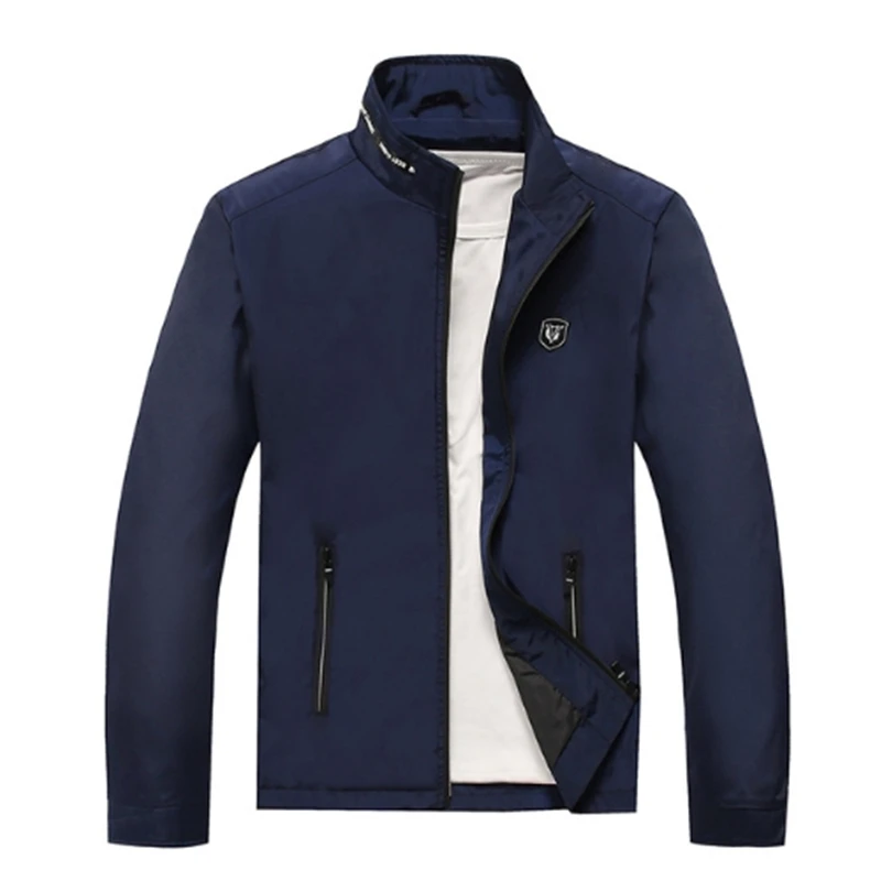 

men`s Casual Bomber Jacket Spring Autumn Outerwear Mandarin Sportswear male Jacket fitness for Men Thin jackets and coats