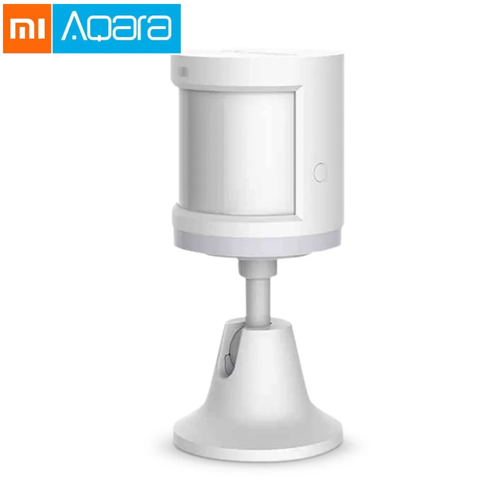 Nuevo Sensor de cuerpo humano Xiaomi Aqara Sensor de movimiento de cuerpo inteligente Zigbee conexión Mihome aplicación a través de Android IOS