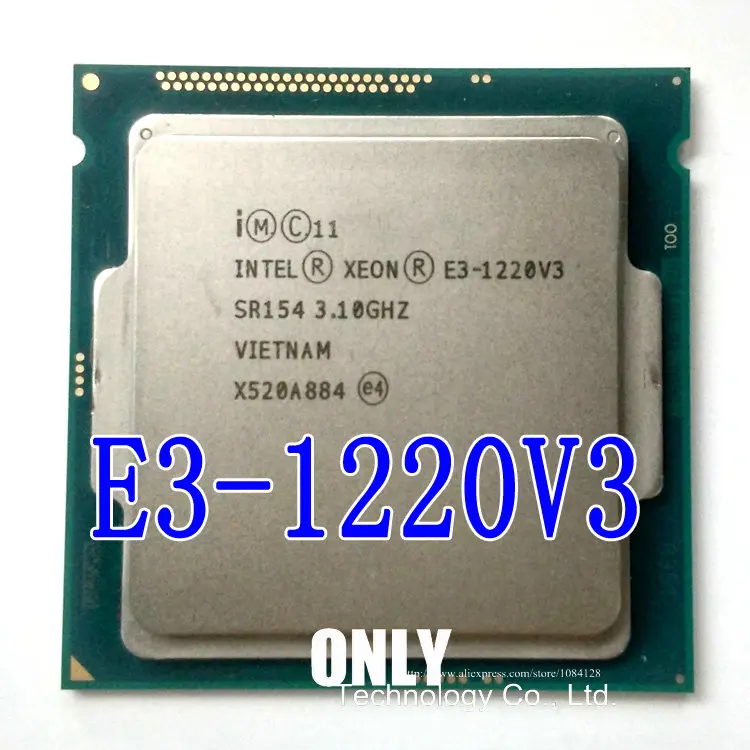 Intel E3-1220 V3 E3-1220V3 E3 1220 V3 3,1G LGA 1150 80 Вт 22nm quad core Процессор компьютерного процессора