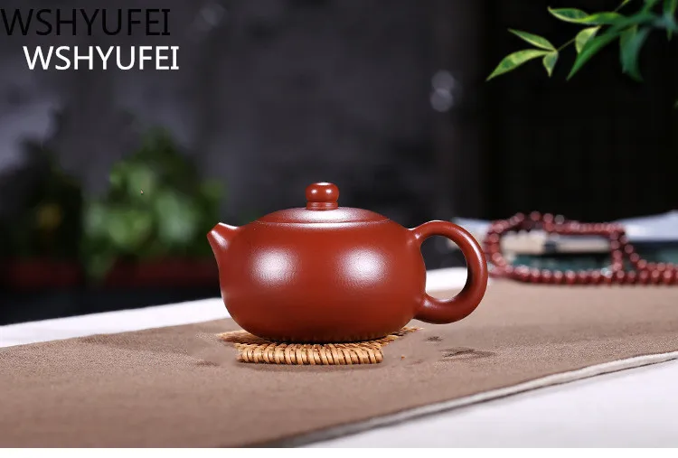 220 мл Исин ручной работы чайник Dahongpao шариковое отверстие чайник Си Ши набор из воды гладкая вода от WSHYUFEI