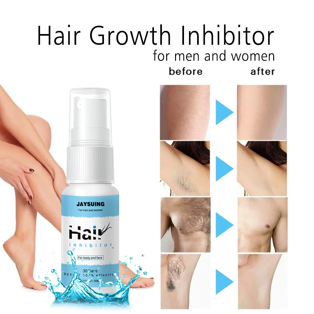 

Spray & Wipe Hair Removal Spray Away Natural Painless Remover Hair Body Care