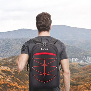 Acampamento ao ar Mochila da Escola Gonex Ultraleve Packable Mochila Caminhadas Daypack Handy Dobrável Livre Viagem Ciclismo 25l 8 Mochilas escal.
